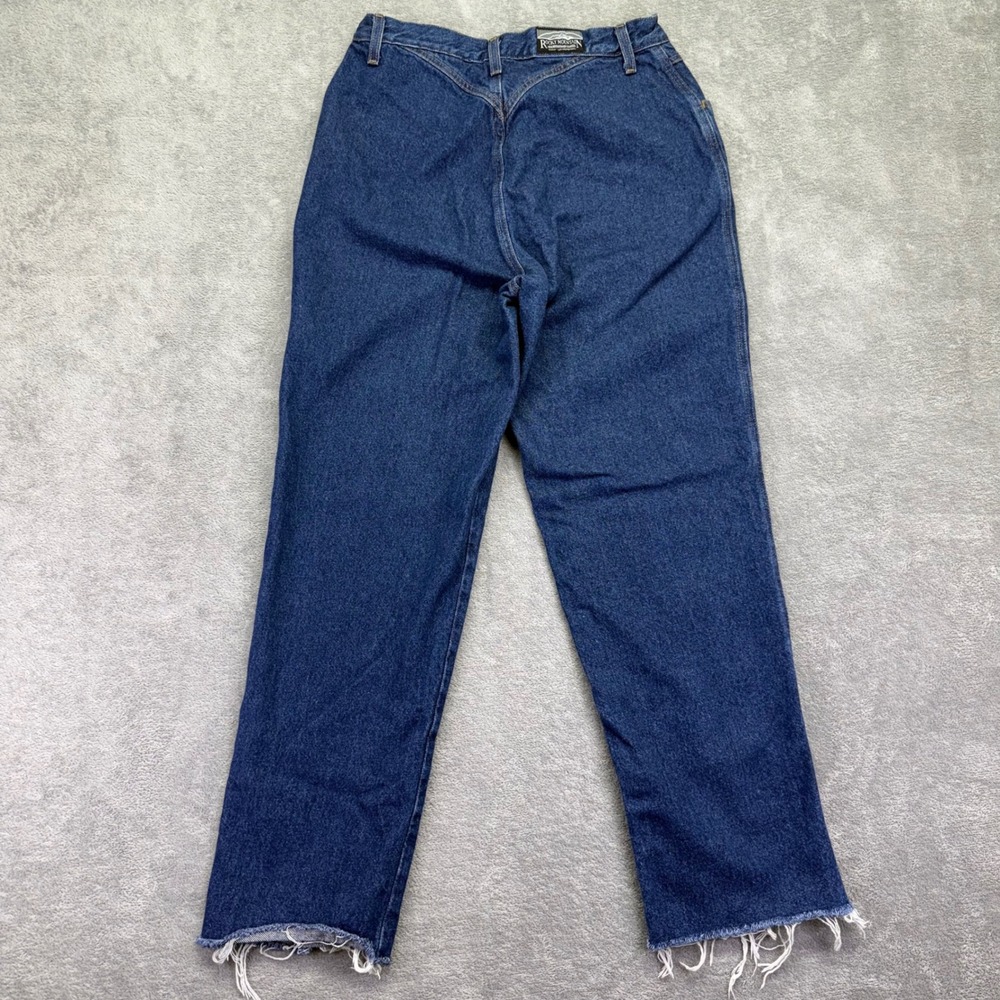 Rocky Mountain Jeans Womens 13R‎ Dark Wash High Waist Frayed Hem Vintage